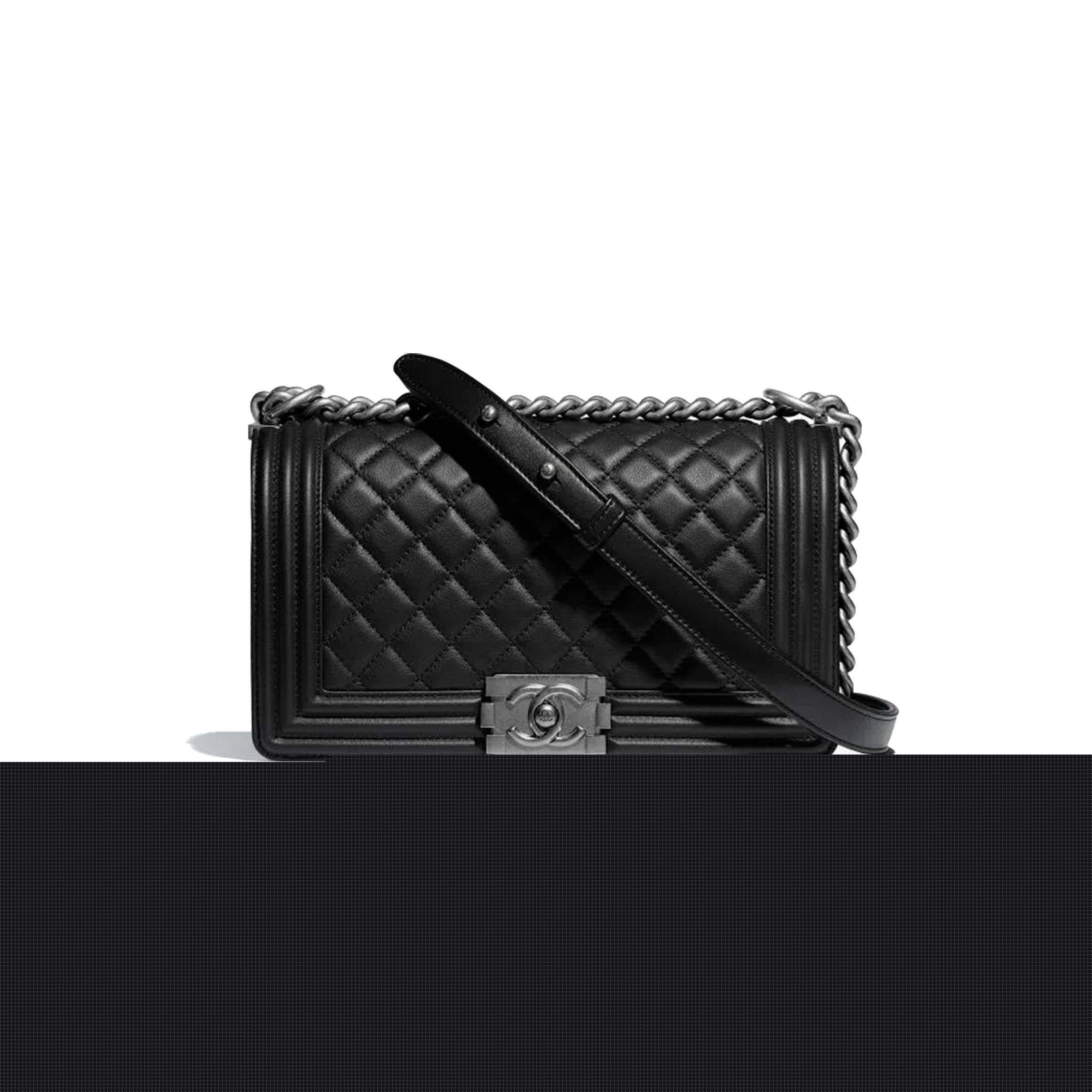Ch*el boy lambskin silver hardware   a67086 y09953 94305 （25*15*9cm）